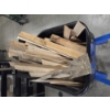 Image 9 : Like New! Kobalt 2 Wheel 7 Cubic Foot Steel Push Wheelbarrow With Scrap Wood & Small Shovel As Shown