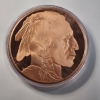 Image 1 : Five Ounce AVP .999 Fine Copper Indian Head Buffalo Round - Large Round 