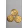 Image 1 : (3) 2000 Sunoco Presidential Tokens - George H. Bush, James E Carter, Bill Clinton