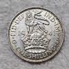 Image 2 : 1941 United Kingdom Florin (Two Shillings) 50% Silver Coin