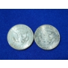 Image 2 : x2 1964 90% Silver Kennedy Half Dollars FV: $1.00