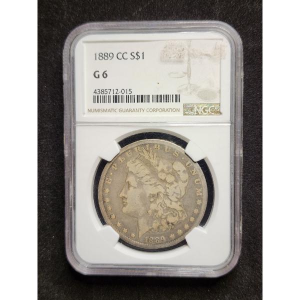 NGC G 6 Graded 1889-CC Morgan Silver Dollar - Carson City Mint Dollar!