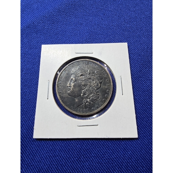 1889 Morgan Silver Dollar in Protective Sleeve
