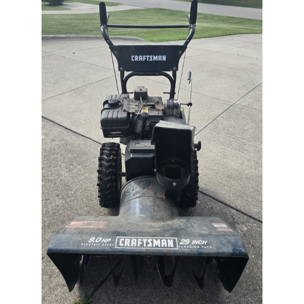 Craftsman 9.0HP 29 Inch Electric Start Snow Blower - Gas Powered