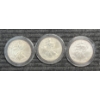 Image 1 : Lot of 3 American Silver Eagles.  1998, 1999, and 2001.