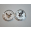 Image 3 : 2021 W & S Reverse Proof American Silver Eagle 2-Coin Designer Edition Set w/ Box & COA