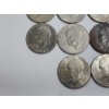 Image 4 : Lot of 14 Assorted Years Eisenhower Dollars