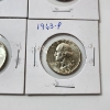 Image 6 : 8 Assorted Years United States 90% Silver Washington Quarters - Face Value: $2.00