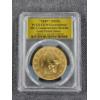 Image 1 : PCGS GEM Uncirculated SSCA Commemorative Restrike Gold Plated Silver 1/2 Oz Cali Gold Rush Round