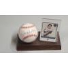 Image 1 : Rocky Colavito Cleveland Indians Autographed Baseball With 2001 Fleer Baseball Card In Display Stand