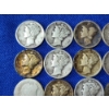 Image 2 : Lot of 20 Assorted Years Silver Mercury/Barber Dimes - 90% U.S. Silver - Face Value $2.00