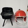 Image 5 : TAILGATERS!!! Budweiser Football Helmet Portable Charcoal BBQ Grill (12")