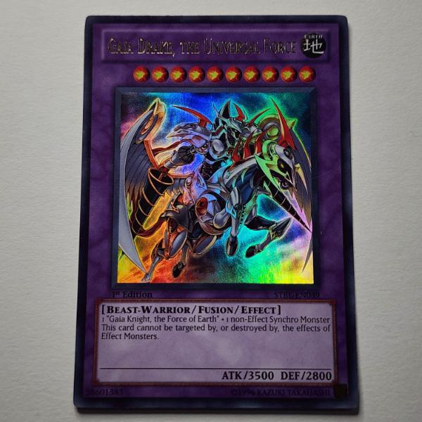 Gaia Drake, The Universal Force STBL-EN039 1ST EDITION Holo Rare Yu-Gi-Oh Trading Card ~ NM 