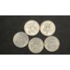 Image 2 : (5) 1968 40% Silver Kennedy Half Dollars - Face Value: $2.50