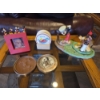 Image 1 : Disney Collectables. Featuring Golf Mickey, Chocolate Reel, Coasters, & Frame