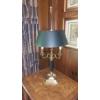 Image 1 : Excellent Brass 3 Light Den Table Lamp - 35" Tall Overall - Nice