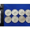 Image 2 : (10) 1964 90% Silver Washington Quarters FV: $2.50