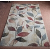 Image 1 : 63 x 90 Area Rug - Leaf Print - Good Condition