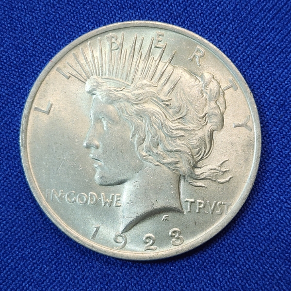 United States 1923 Silver Peace Dollar - 90% Silver