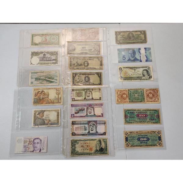 Large Foreign Currency & World Banknote Lot - See Photos!