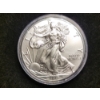 Image 2 : 1 Oz .999 Fine Silver 2018 American Eagle Round in Capsule Protector