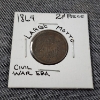 Image 2 : 1864 Large Motto United States Two Cent Coin From the Civil War Era