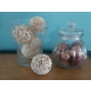 Image 1 : Grouping - Home Decor Items Including Glass, Vase, covered Jar & Contents