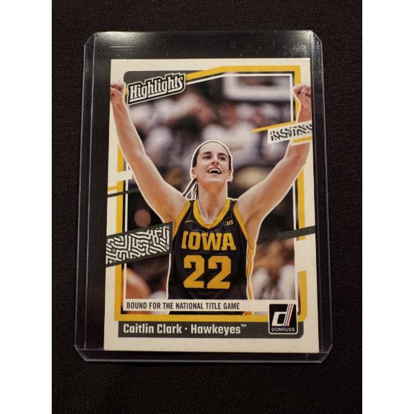 2024 Panini Donruss Caitlin Clark Rookie Basketball Card - Mint Condition