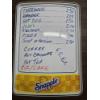 Image 3 : (3) Branded Food Sales Letter/Dry Erase Boards - Large 51x20 & (2) Small 22x16 - incl Letters
