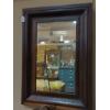 Image 2 : Antique Framed Beveled Glass Mirror - 31 x 22 Overall - See Pics Nice Condition