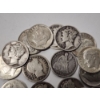 Image 3 : x20 Assorted U.S. 90% Silver Dimes: Seated Liberty, Barber, Mercury, Roosevelt FV: $2.00