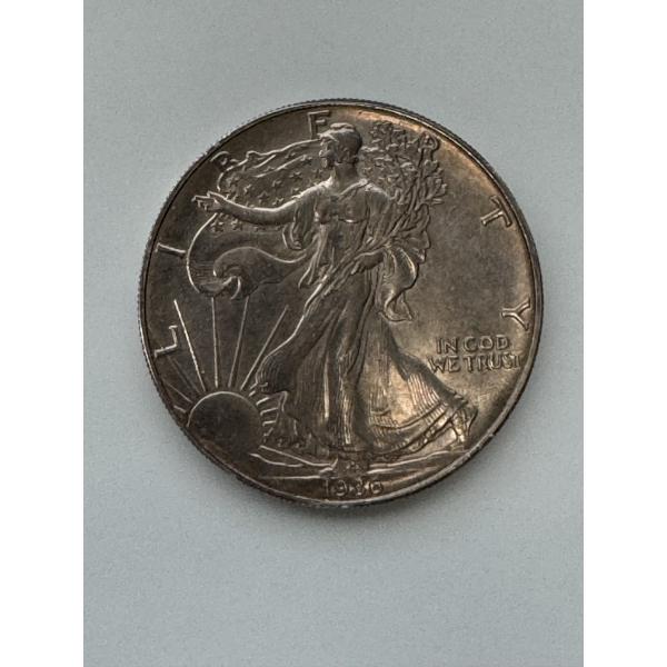 1986 Walking Liberty .999 Fine Silver American Eagle - 1 Troy Ounce - First Year 