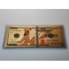 Image 1 : Rare Disney Pluto Gold Foil .999999 - 24K Gold Note In Protective Holder - Mint Condition