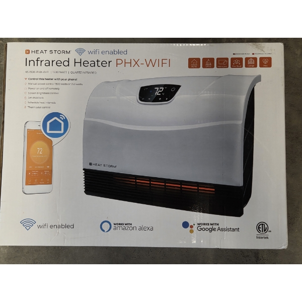 New In Box Infrared Wifi Heater 750 Or 1500 Watts Control With Your Phone!