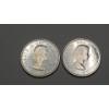 Image 2 : 1961 & 1962 Canada Queen Elizabeth II "Voyager" 80% Silver Dollar Coins