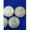 Image 4 : x7 Assorted Years 90% Silver Walking Liberty Half Dollars FV: $3.50