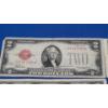 Image 2 : (5) $2 Red Seal Notes - Series 1928 F, 1953 x2, 1953 A, 1963
