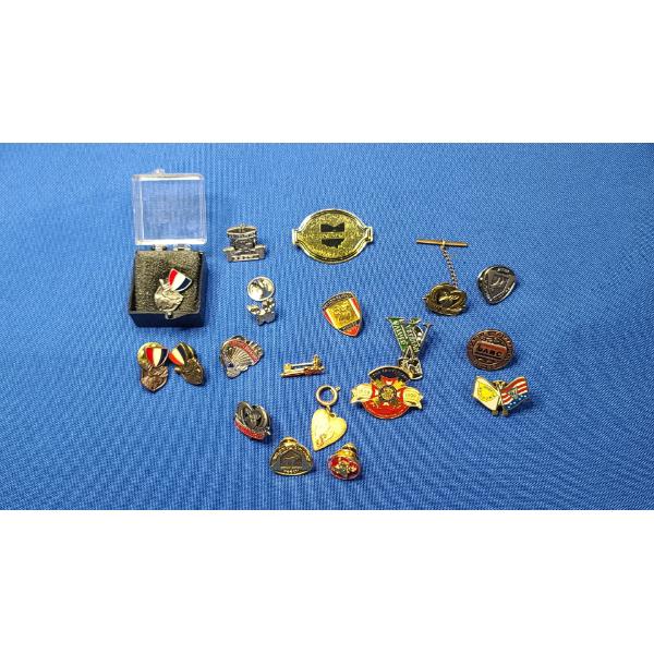 Assorted Moose Fraternity & Other Lapel Pins 