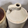 Image 3 : Two Smaller Vintage Stoneware Crocks ~ Both Unmarked ~ Likely One Gallon Crocks