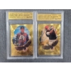 Image 1 : Two Trump 10 2024 Gold Foil Limited Special Edition Cards
