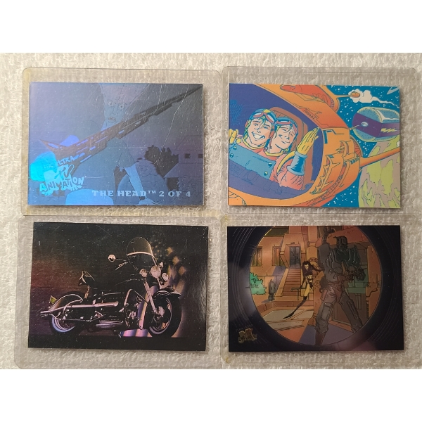 Lot of 4 Asstd. 1990's Vintage Trading Cards -Includes MTV, InLine & Hitchhikers Guide to the Galaxy