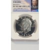 Image 2 : NGC 1971-S PF 68 CAMEO 40% Silver Eisenhower Dollar With Facsimile Eisenhower Signature 