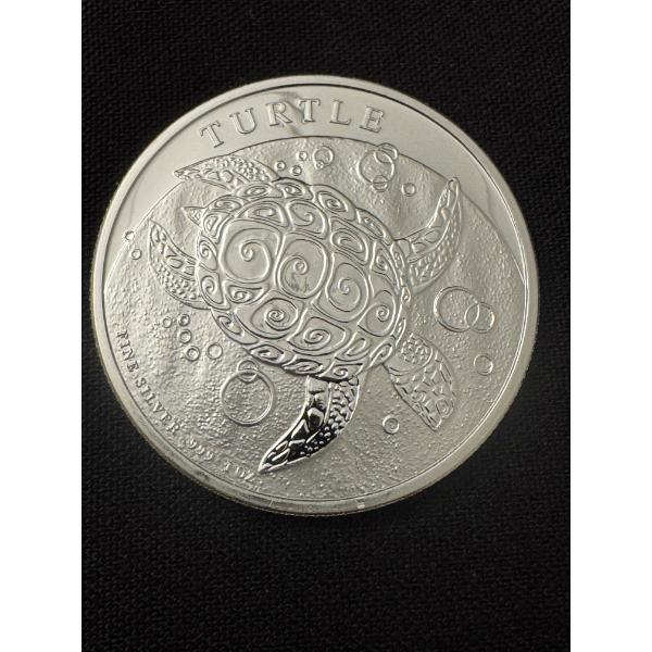 2021 NIUE Turtle Fine Silver .999 One Troy Ounce Coin - Incredible 