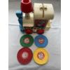 Image 1 : Tomy  Tuneyville Choo Choo Train With 4 Musical Discs - Vintage
