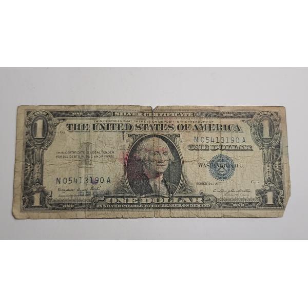 United States Series 1957 A $1 Silver Certificate With Smith And Dillon Signatures - Face Value: $1
