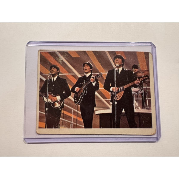1964 Topps Beatles Card #49A Card In Protective Holder - Incredible Card