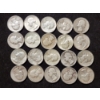 Image 1 : $5 Face Value in Assorted 90% Silver Washington Head Quarters 
