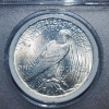 Image 4 : 1923 U.S. Peace Dollar - 90% Silver - PCC MS 63
