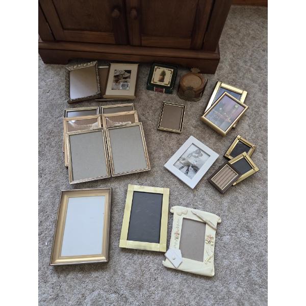  PICKUP IN CANTON- Frame Collection Including 2'', 3.5'', & 5''x7'' And Coaster Set 