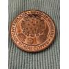 Image 1 : Rare Covid-19 Molecule .999 Fine Copper Ounce - Exceptional Copper Round